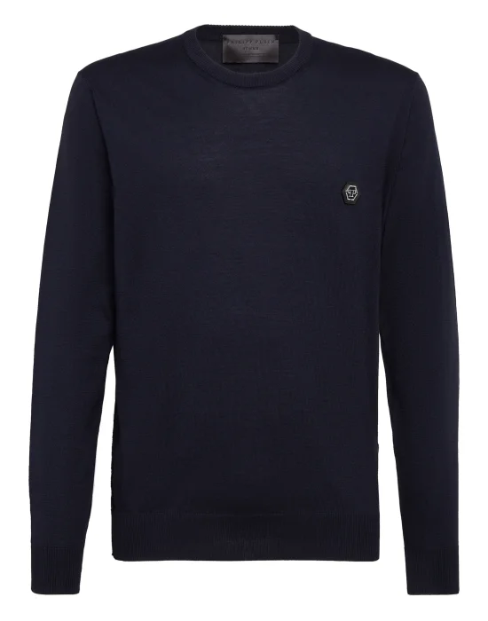 Pullover Round Neck LS Iconic Plein