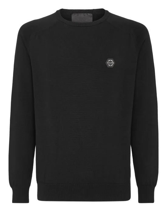 Cotton Pullover Round Neck LS