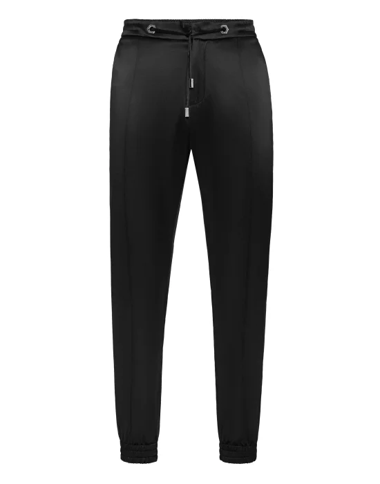 Satin Jogging Trousers Elegant