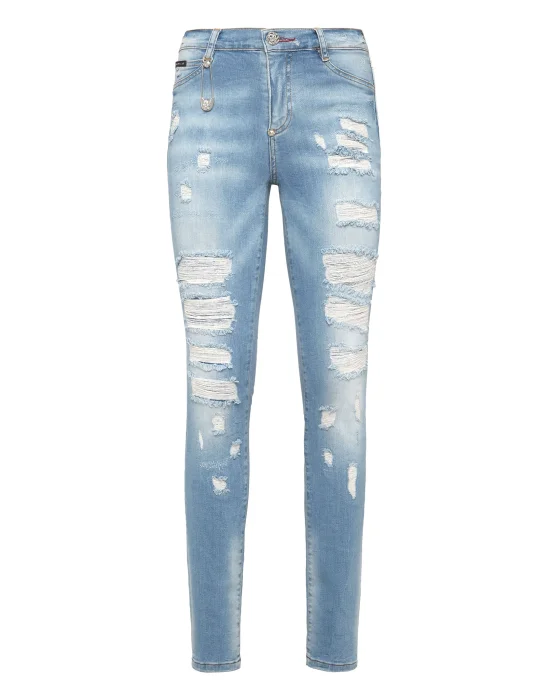 High Waist Jegging Pins Iconic Plein