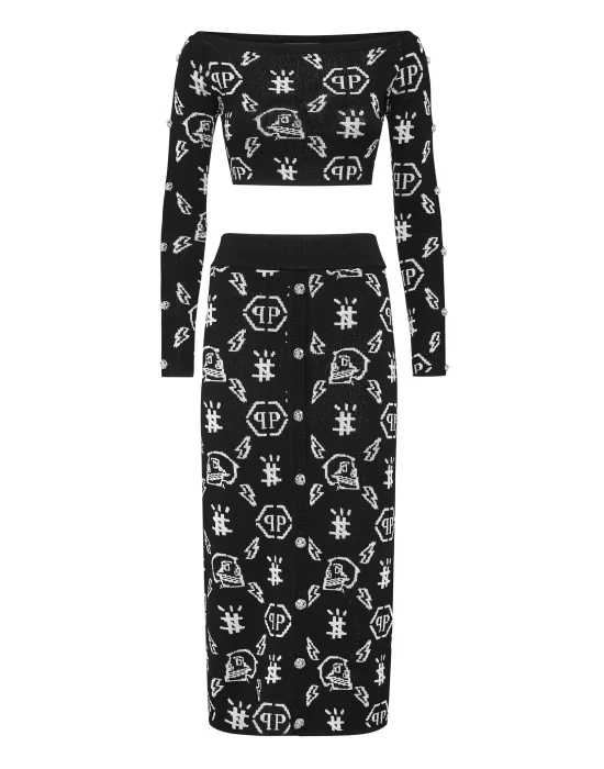 Top+Skirt Jacquard Monogram