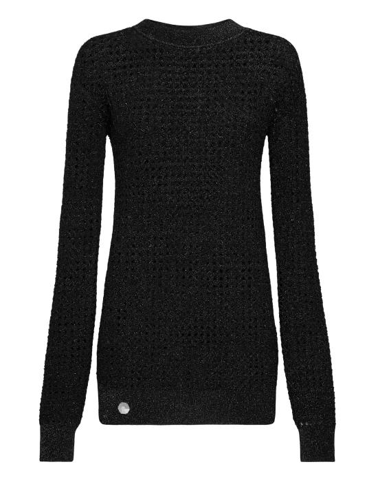 Pullover Round Neck SS Lurex