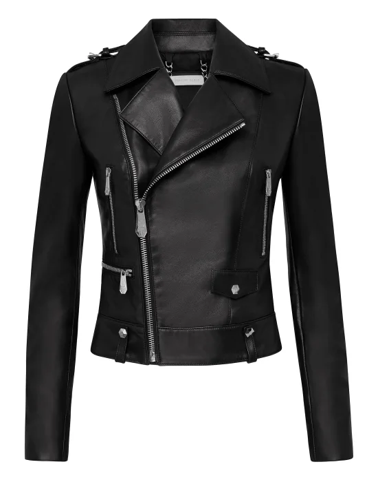 Leather Biker Metal Rings