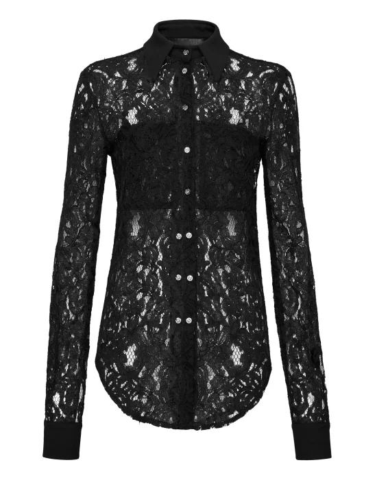 Shirt LS Lace