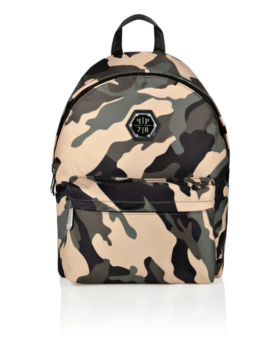 Nylon Backpack Iconic Plein
