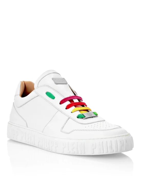 Leather Lo-Top Sneakers King Power