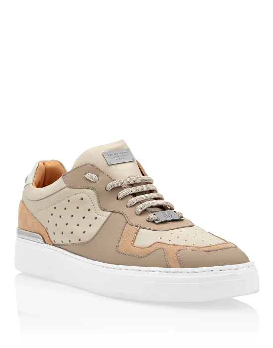 Lo-Top Sneakers mix leathers G.O.A.T. TM