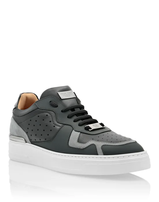 Lo-Top Sneakers mix leathers G.O.A.T. TM