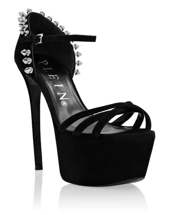 Sandals High Heels Studs