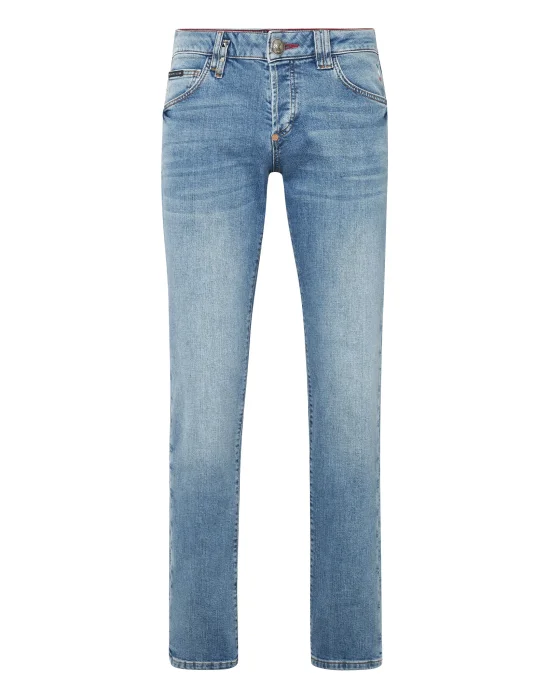 Denim Trousers Straight Cut