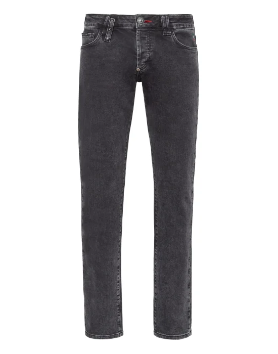 Denim Trousers Straight Cut