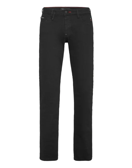 Denim Trousers Straight Cut