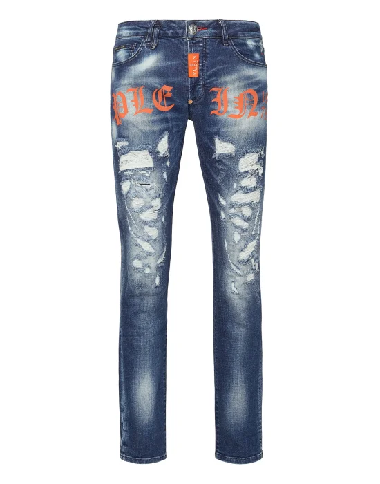 Denim Trousers Super Straight Cut Philipp Plein TM