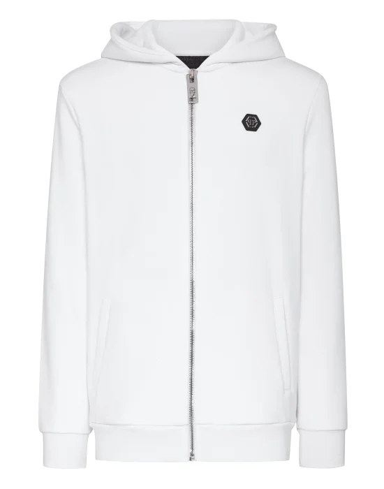 Hoodie Sweatjacket Skull and Plein