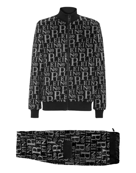 Tracksuit Top/Trousers Crystal Plein