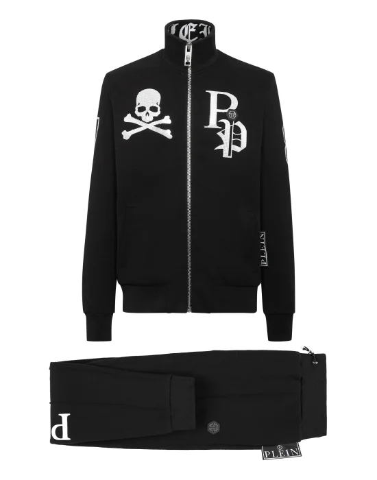Tracksuit Top/Trousers Skull and Plein