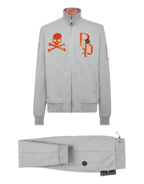 Tracksuit Top/Trousers Skull and Plein