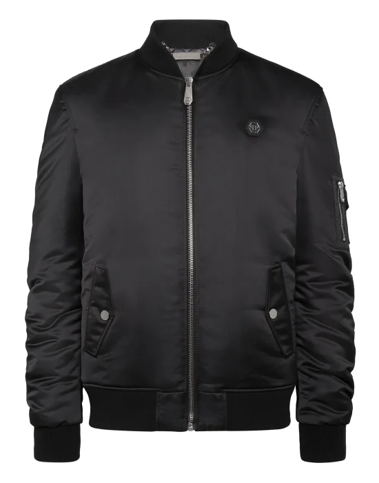 Satin Top Gun Bomber Hexagon