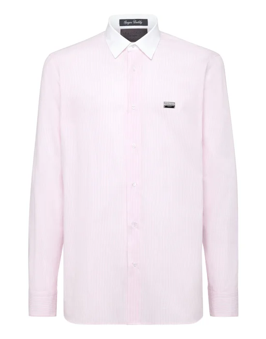 Shirt Sugar Daddy Cut LS Skull and Plein
