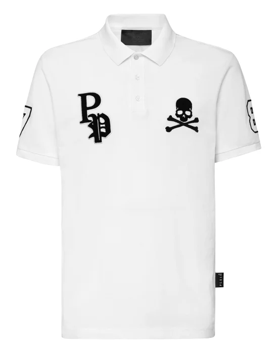 Slim Fit Polo shirt SS Skull and Plein