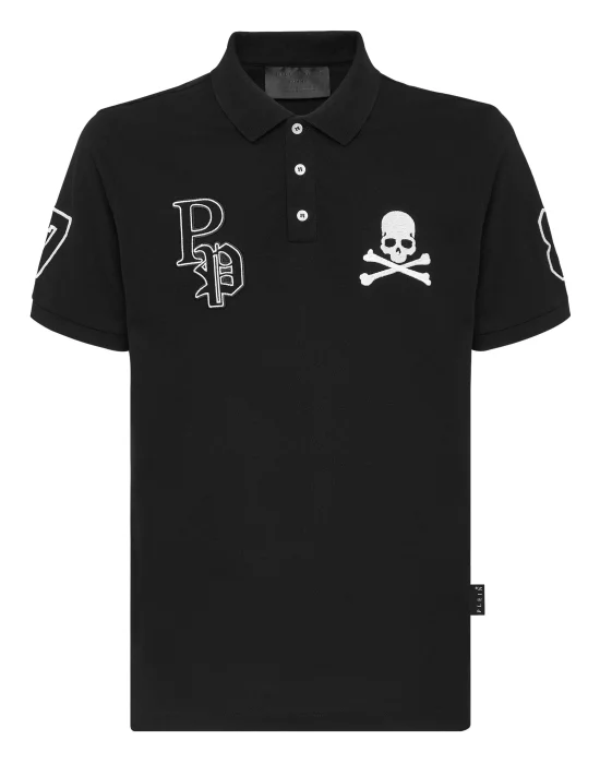 Slim Fit Polo shirt SS Skull and Plein