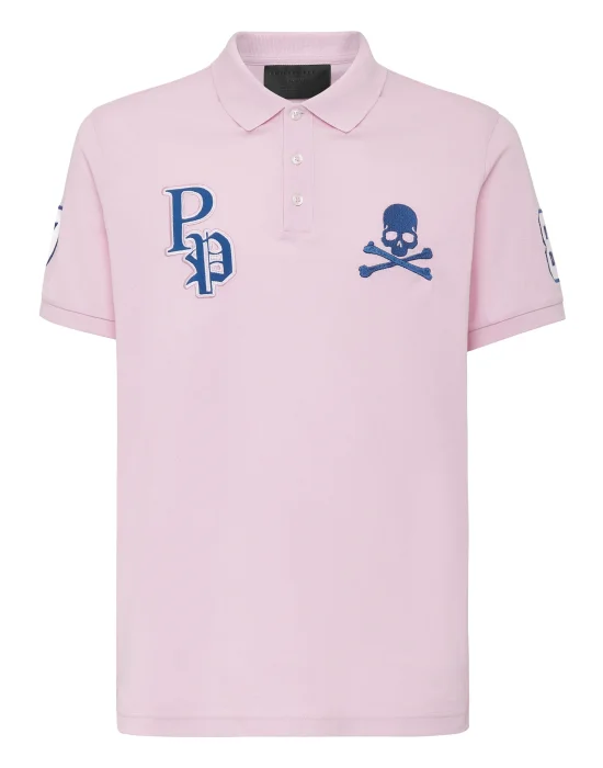 Slim Fit Polo shirt SS Skull and Plein