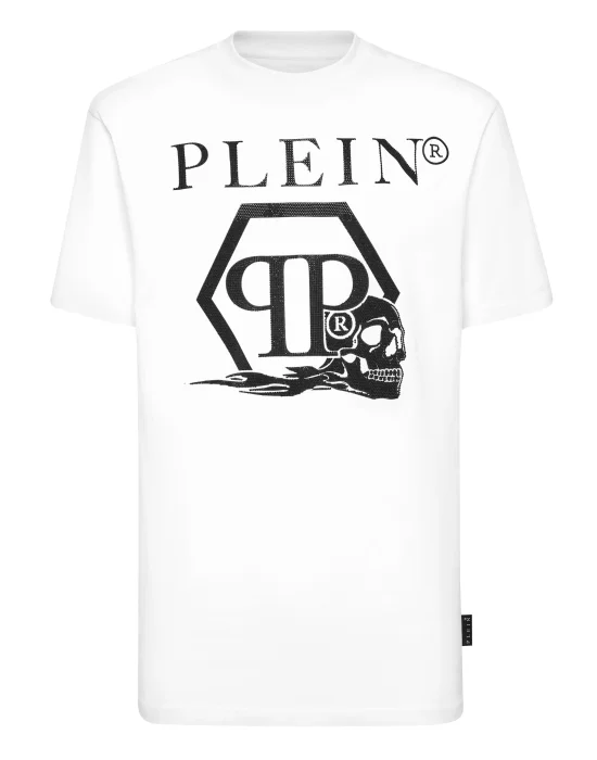 T-shirt Round Neck SS Skull and Plein
