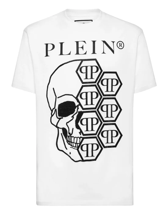 T-shirt Round Neck SS Skull and Plein