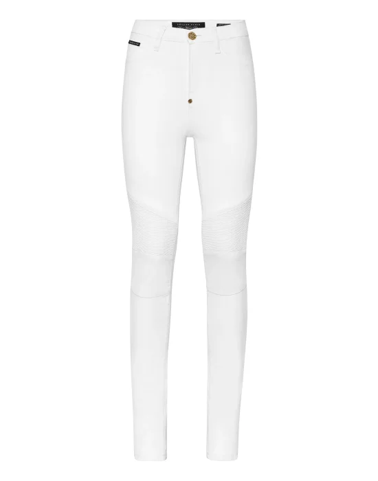 Denim High Waist Biker