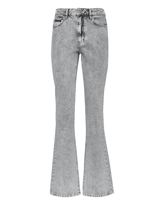 Denim High Waisted Flare