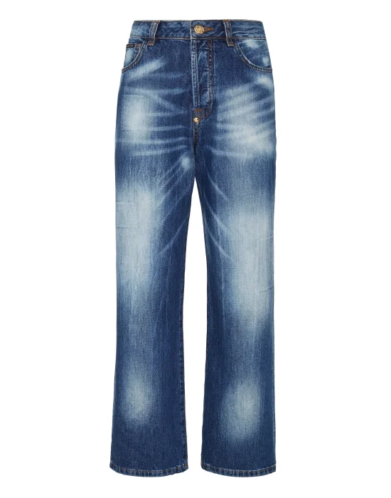 Denim Trousers High Rise Fit