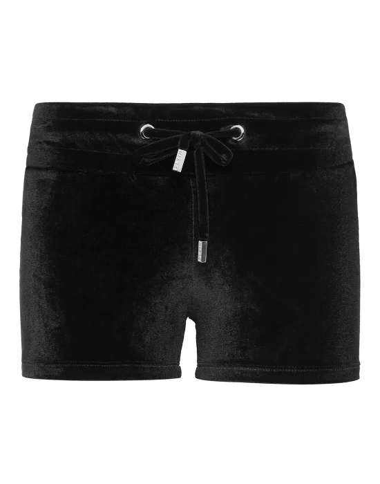Velvet Jogging Hot Pants Shorts Gothic Plein