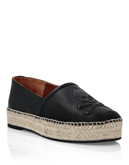 Leather Espadrillas