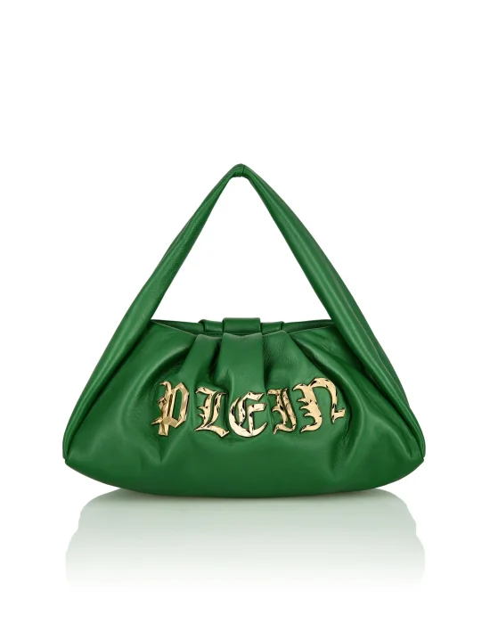 Softy Nappa Shoulder Bag Gothic Plein
