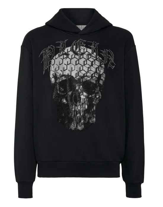 Hoodie sweatshirt Skull and Plein