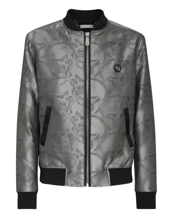 Jacquard Bomber Skull
