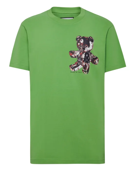 T-shirt Round Neck SS Teddy Glass