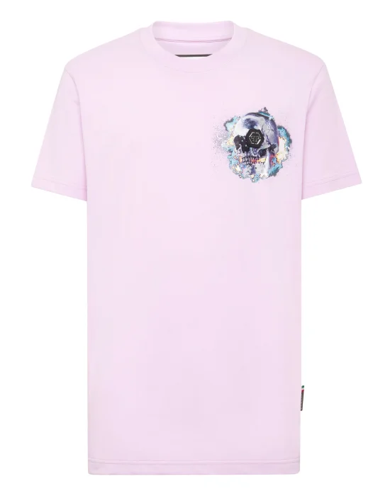 T-shirt Round Neck SS Skull on fire