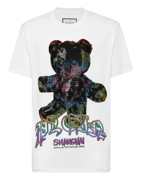 T-shirt Round Neck SS Teddy Glass