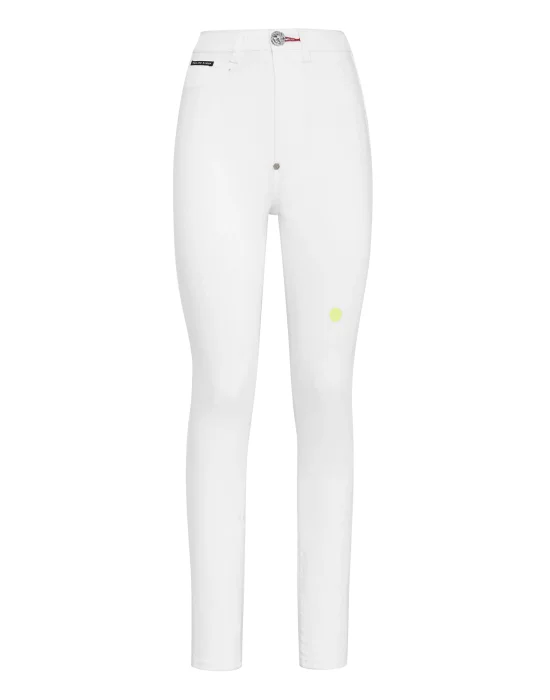 Super High Waist Denim Jeggings Love