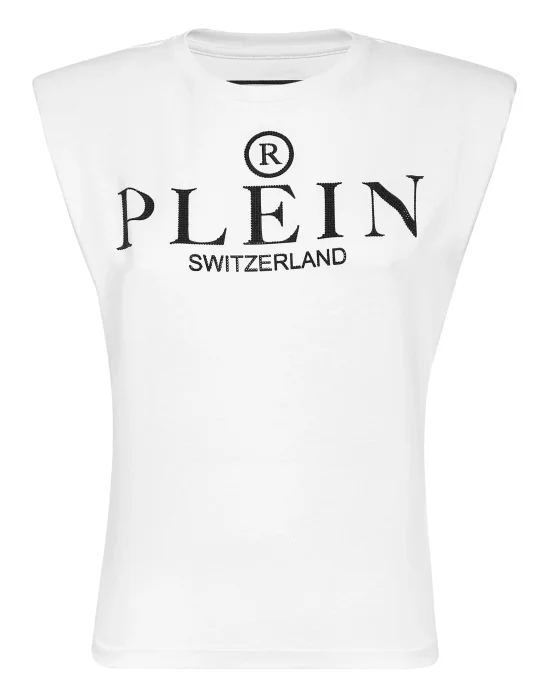 Shoulder Pads Tank Top Iconic Plein