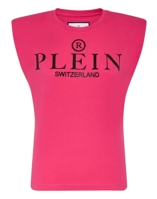 Shoulder Pads Tank Top Iconic Plein