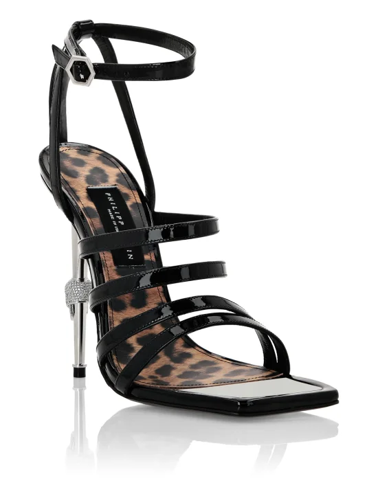 Skull Heel  Sandals