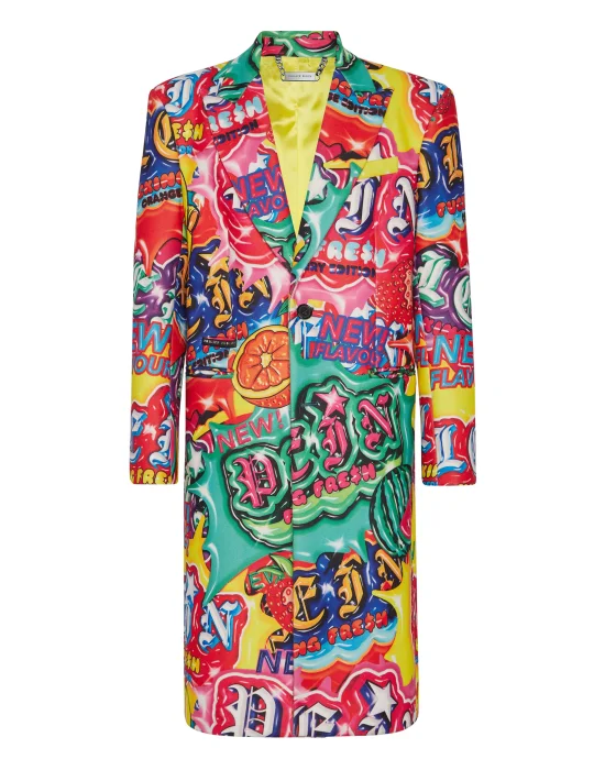 Wool Long Coat Tutti Frutti