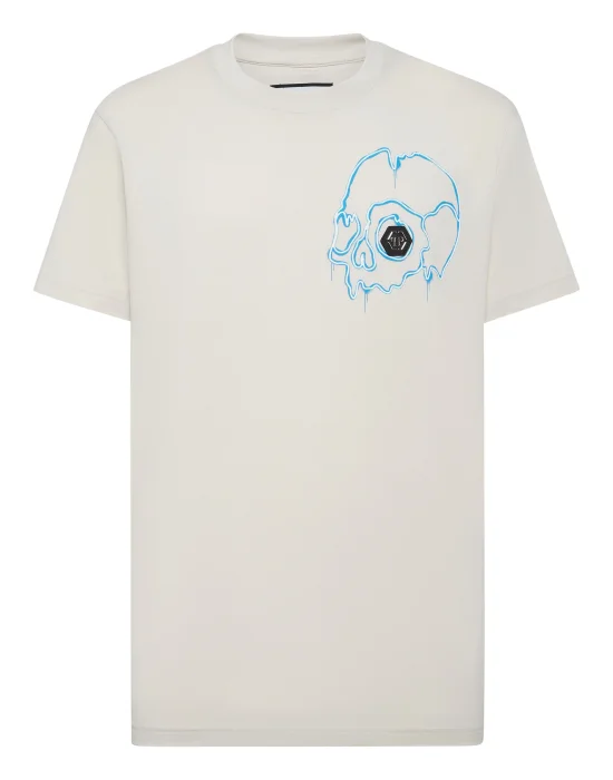 T-shirt Round Neck SS Dripping Skull