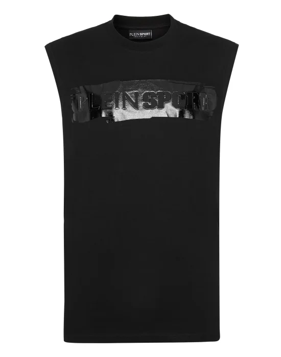 Sleeveless T-shirt Round Neck