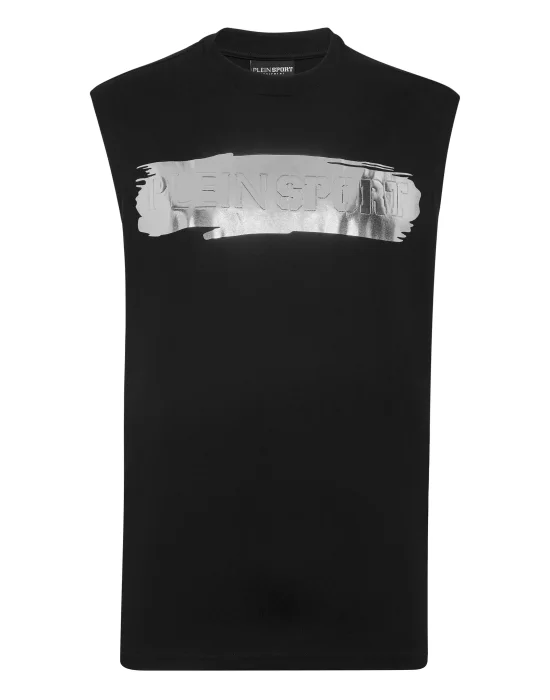 Sleeveless T-shirt Round Neck
