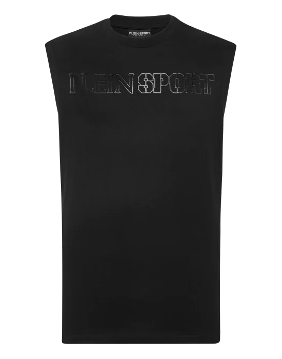 Sleeveless T-shirt Round Neck