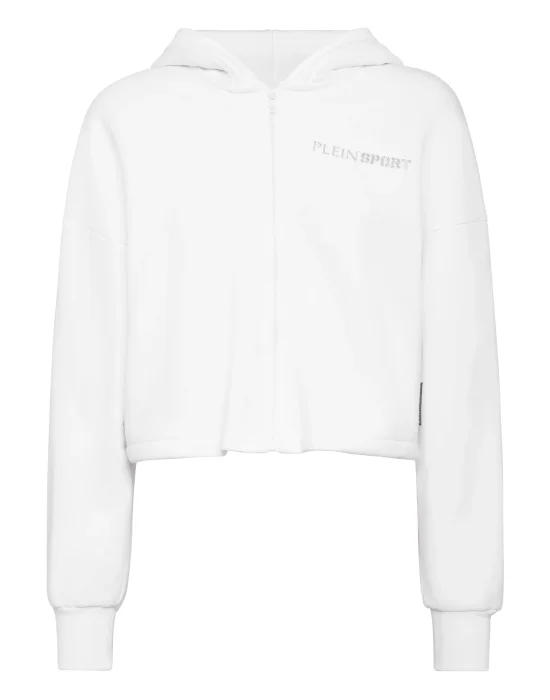 Cropped Hoodie Sweatjacket Scratch