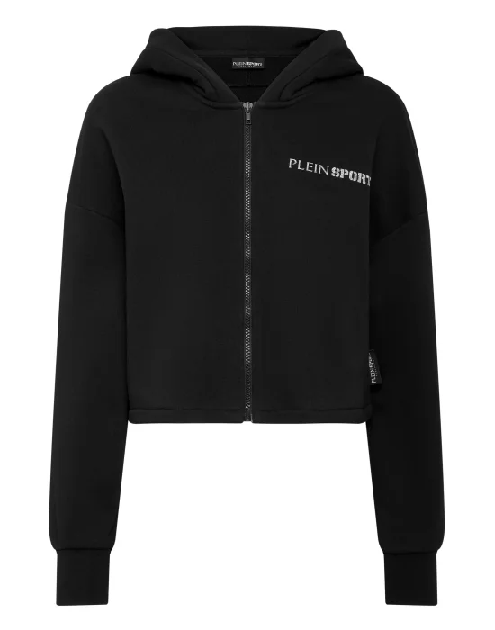 Cropped Hoodie Sweatjacket Scratch